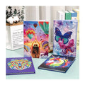 R-YOB01-04  Custom Handmade Leather Diary DIY Crystal Diamond Painting Notebook for Adults