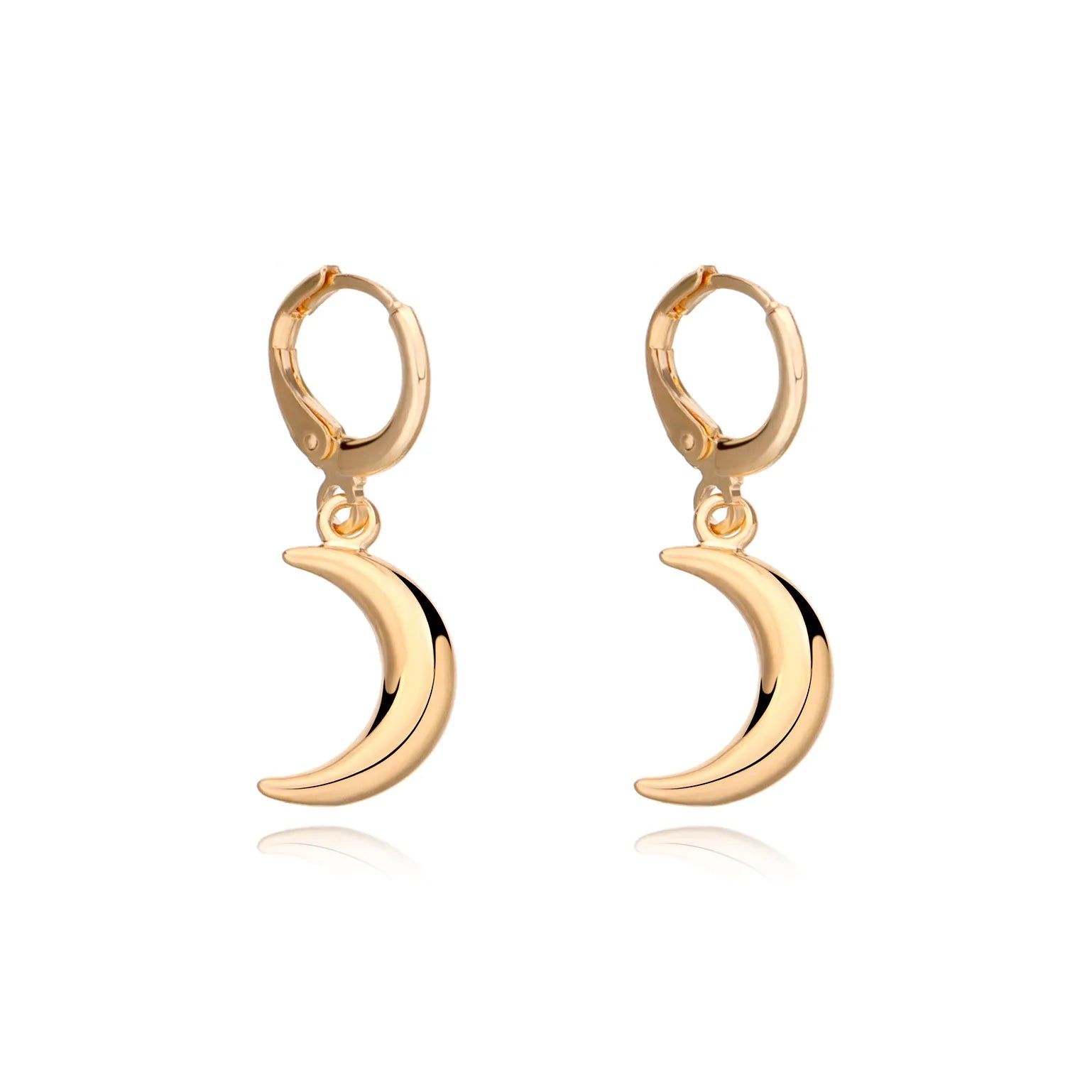 2024 New BM Fashion Jewelry Stainless Steel Small Pendant Handmade Earring Accessories Moon Stars  Pendant for Women