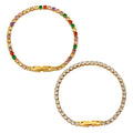 Beimai OEM Bracelet Vintage Zircon Titanium Steel Non-fading Women Bracelet