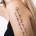 Custom Men & Women Temporary Tattoo Blue & Black Semi-Permanent Ink Waterproof Paper Body Art Tatoo Sticker Custom Tatu