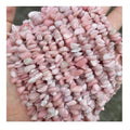 34'' Wholesale Natural Loose Irregular Pink Opal Stone Waist Beads Jewelry Making Small Gemstone Chip Beads Pink Opal