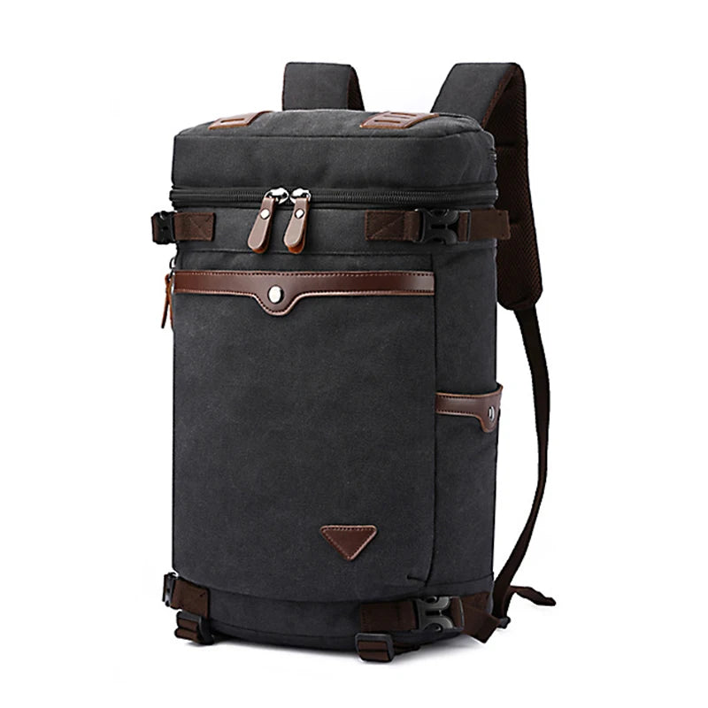 BSCI Factory New Product Travel Laptop Canvas Unisex Rucksack Hipster School Women Canvas Vintage Backpack