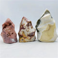Wholesale Natural Ocean jasper Flame Crystal Torch for Decoration