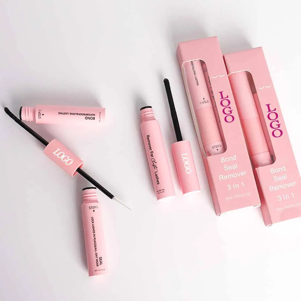 2 in 1 Diy Segment Cluster Lash Glue Fast Dry Long Lasting DIY Cluster Custom Logo Lashes Bond Seal Diy Lashes Glue