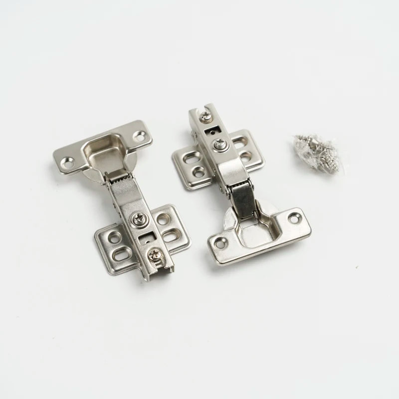 High Quality 35mm Kitchen Cabinet Soft-Closing Cup Concealed Hinge Popular Open-End Shallow Cup Tube Bracket Made of Steel