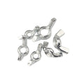 Zhuocheng White Zinc Plated Galvanized Carbon Steel M2 Wing Nut DIN Standard ISO9001 Certified Customizable for General Industry