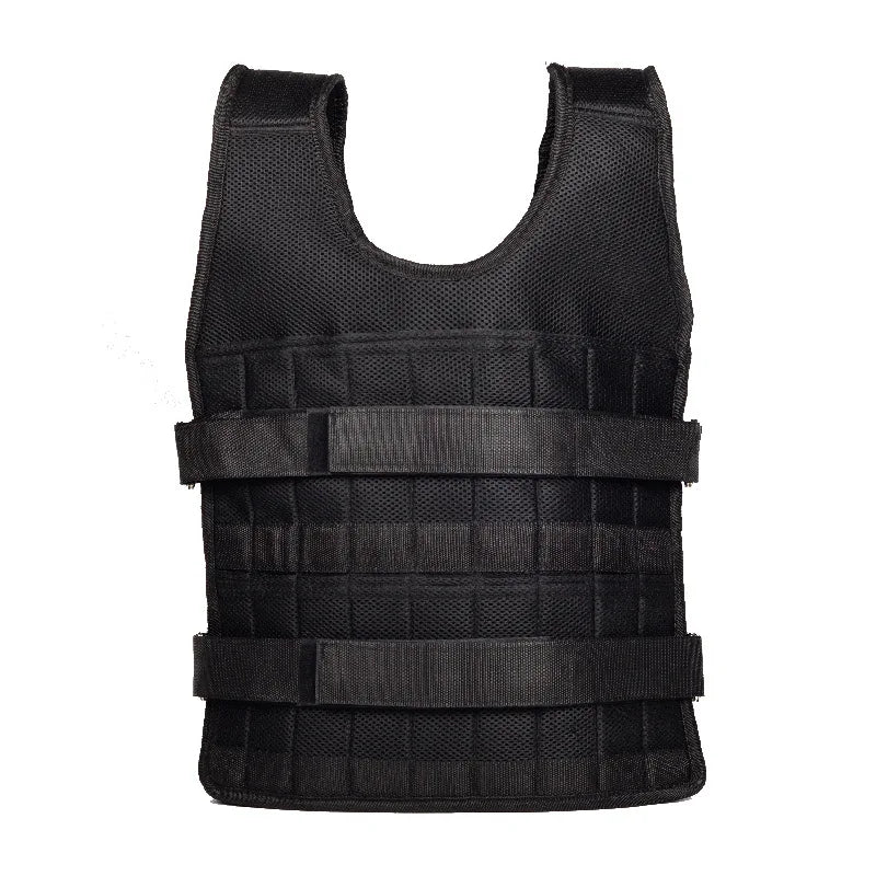 Weighted Training Vest for Outdoor Sports - Adjustable Weight-Bearing Fitness Vest with Comfortable Dive Suit Material