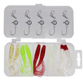WEIHE Soft Lure Kit Simulated Maggot Lead Head Hook Combination China Bulk Soft Bubble Shrimp Fishing Bait