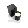 Aroma Gift Candles Custom Soy Wax Frosted Black Glass Jar Scented Candle for Gift Home Decor