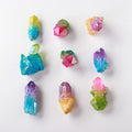New Arrivals Natural Two Color rainbow Quartz Cluster Angel Aura Quartz Crystal Cluster