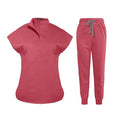 Original  V-Neck Stretch Tops Women Nurse Uniform Jogger Suit Stretch  Premium Work Uniform Quick Drying