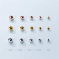 Hot Sale 925 Sterling Silver Round Spacer Beads for Jewelry Bracelet Making DIY