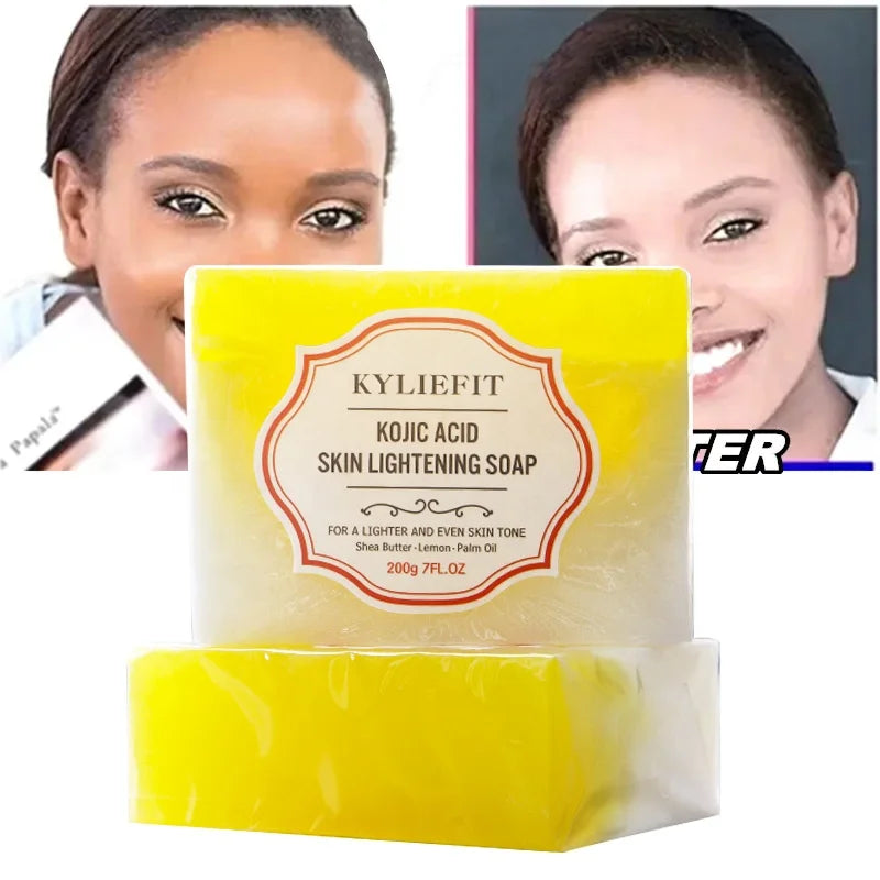 KYLIEFIT Designer Beauty Handmade Natural Tumeric and Kojic Acid Soap Bar for Women