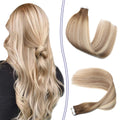 100% Drawn  Remy Hair  Tape in Human Hair Russian Tape-in Hair Extensions Natural