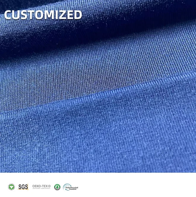 Medium Weight With High Stretch Ecological Single Jersey Spandex Bamboo Fiber Fabric for Yoga Clothing