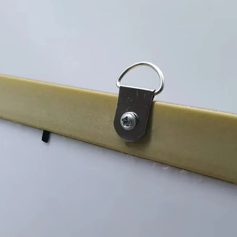 32*17mm D Ring One Hole Metal Iron Galvanized Eco-friendly Photo Album Picture Frame Hanger Wall Hook Box