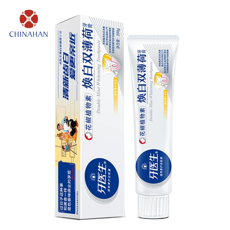 Top Quality Teeth Whitening Remove Teeth Stains Teeth Oral Double Mint Toothpaste for Adults