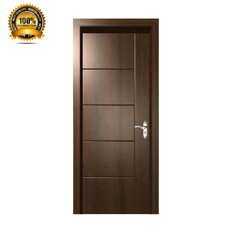 Modern Simple Wooden Doors Interior Room Flush Door Bedroom Apartment MDF Interior Panel Doors Doors for Houses Casement Door