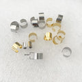 304 Stainless Steel Silver Ear Cuff Earrings CZ Non-Piercing Helix Cartilage Cuff Earrings Conch Cuffs Earrings for Women