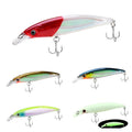 Factory Wholesale Luya Lures Luminous Minnow Sinking Pencil Warp Bionic Dummy Bait Floating Road Runner Fishing Lures