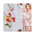 Eco-friendly 2024 New Design Cheap Elegant Soft Smooth Gradient Floral Pattern Digital Print Satin Fabric for Cloth
