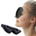 No Eye Pressure 3D Deep Contour Eye Covers for Sleeping Soft Night Blindfold Eye Shades with Adjustable Elastic Strap