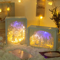 Popular Remote Tap Usb Charging Colorful LED Shadow Night Lamp 3d Paper Cut Light Box for Bedroom Living Room