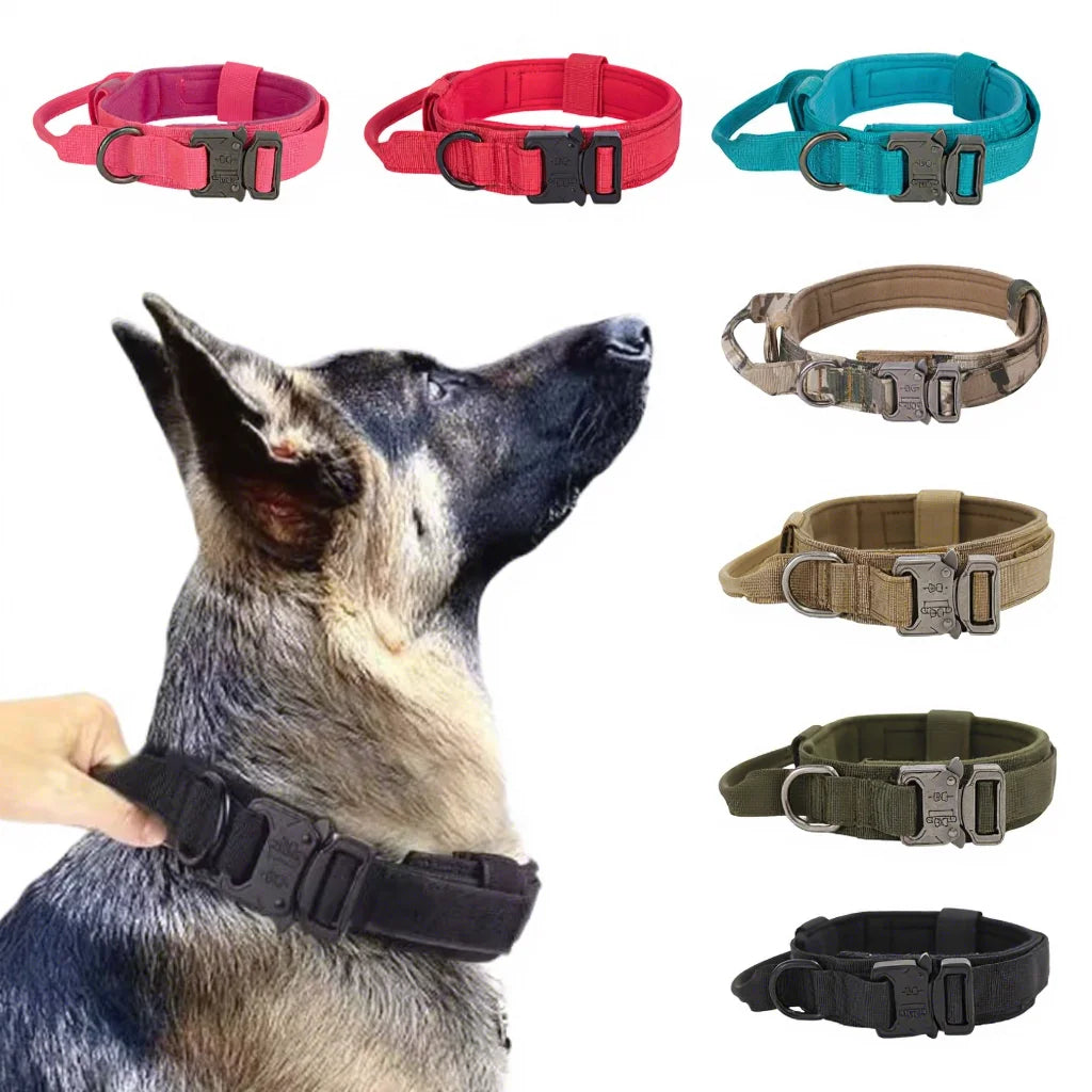 Quality Heavy Duty Tactical Dog Collar Quick Release Dog Training Collar
