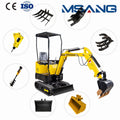 Mini  Excav MG10B 1Ton Hydraulic Motor Engineering Rubber Track Crawler Mini Bagger/ Digger/ Excavator For Sale