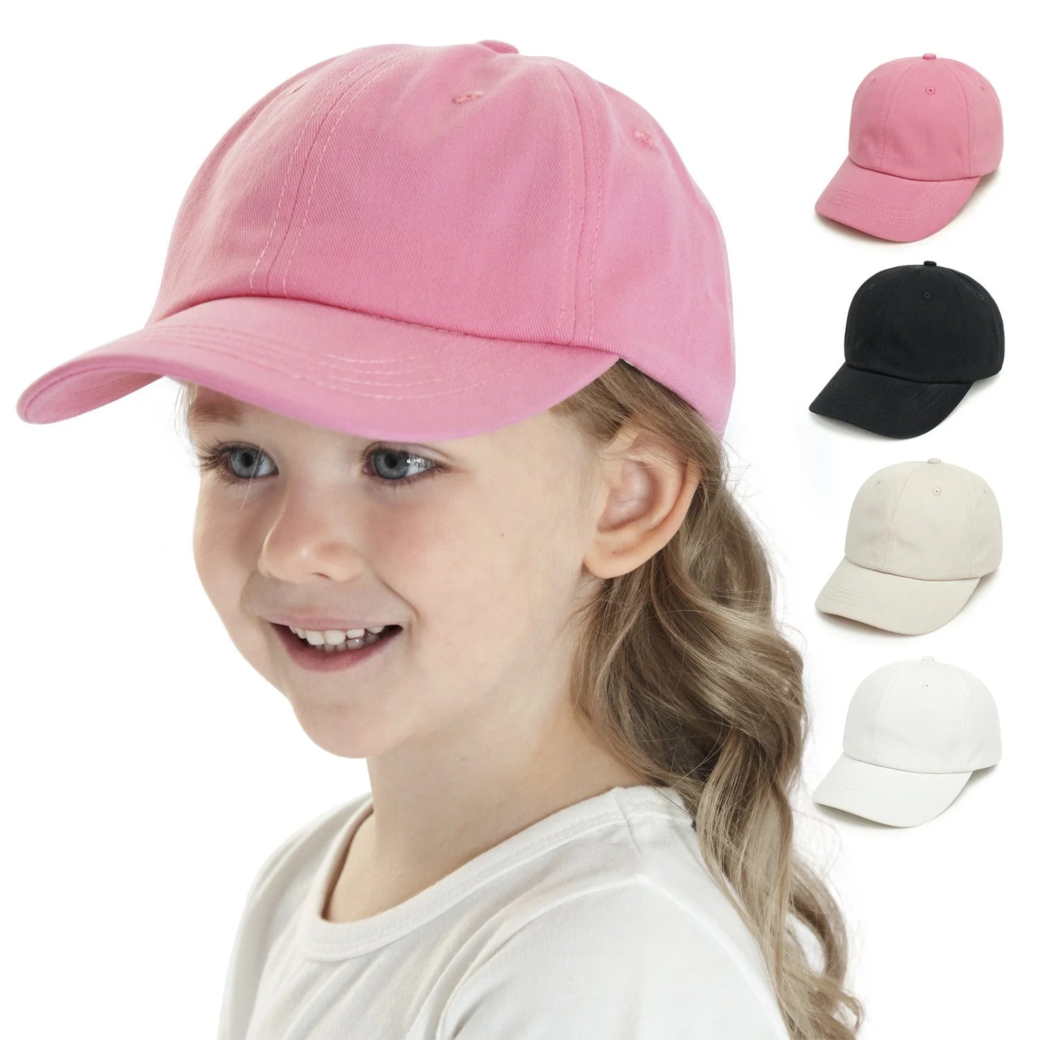 WD-A1156 Colorful Bulk Kids Children Baseball Cap Customized Baseball Cap Wholesale