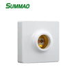 SUMMAO E27 Model Wall Screw Plastic & PC Electric Lamp Holder
