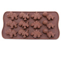 Silicone Dinosaurs Cake Chocolate Cookie Baking Mould Ice Cube Tray Stackable Lightweight