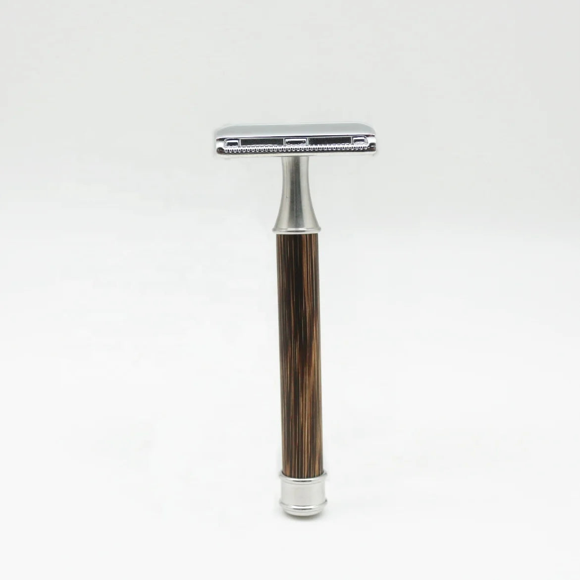 Eco Bamboo Slim Shaving Razor for Men and Women Single Blade Face Shaver Wholesale Private Label