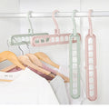 360 Rotating Multifunctional Magic Plastic Clothes Drying Hanger Space Saving