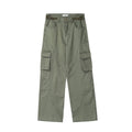 Custom Men's Baggy Cargo Jogger Pants Loose Straight Pattern Six-Pocket Breathable Windproof Canvas Streetwear Twill Casual