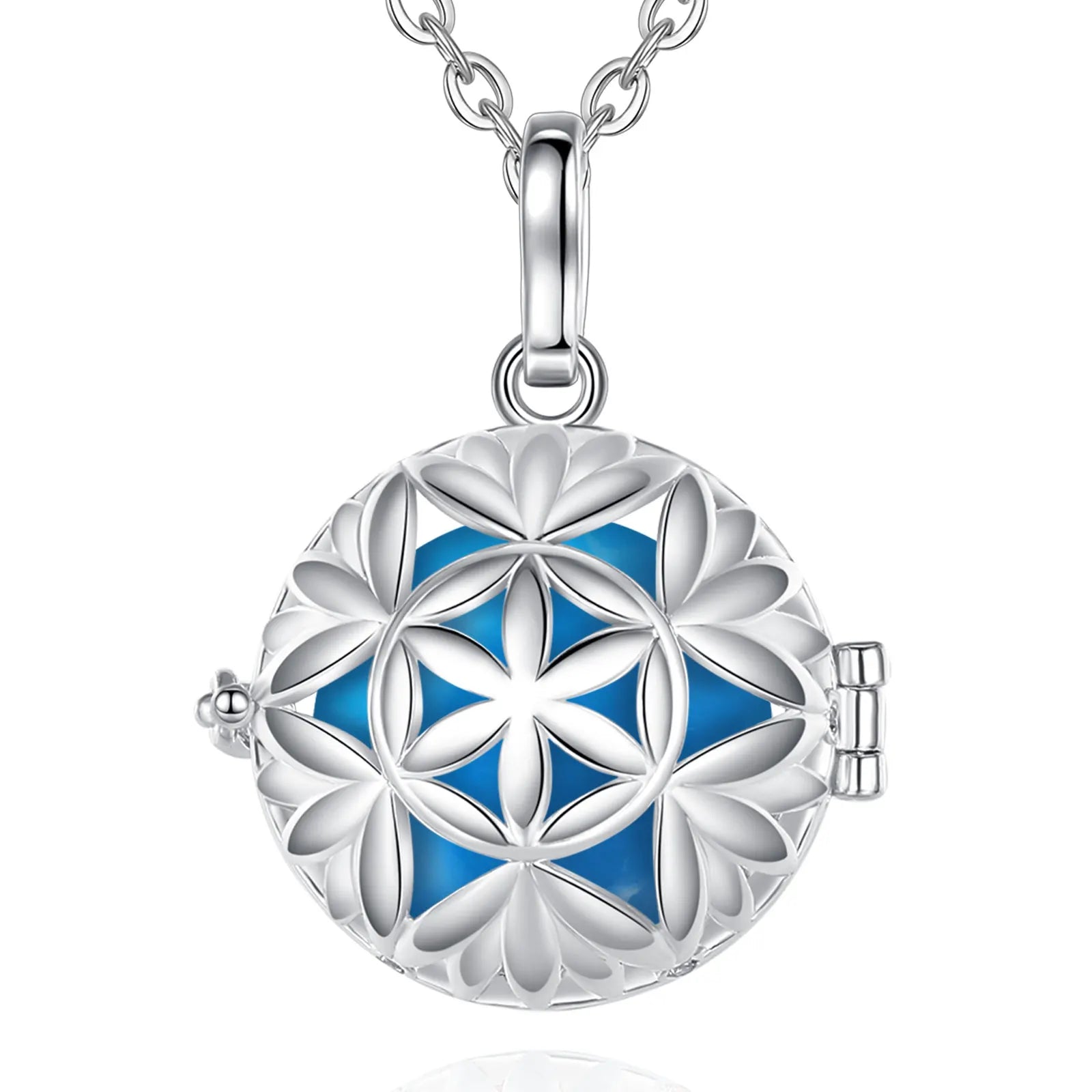 Music Chime Wishing Ball Heart Pregnancy Mexican Bola Harmony Ball Bell Necklace