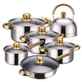 Superior Quality Stainless Steel Stockpots Deep Woks Easy-To-Clean Modern Design Utensils Made in China Sustainable Features