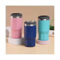 4 1 Stainless Steel Double Wall Insulation Eco-Friendly Can Cooler Beer Bottle Insulator 14oz/400ml 16oz/480ml Sizes Travel Cup