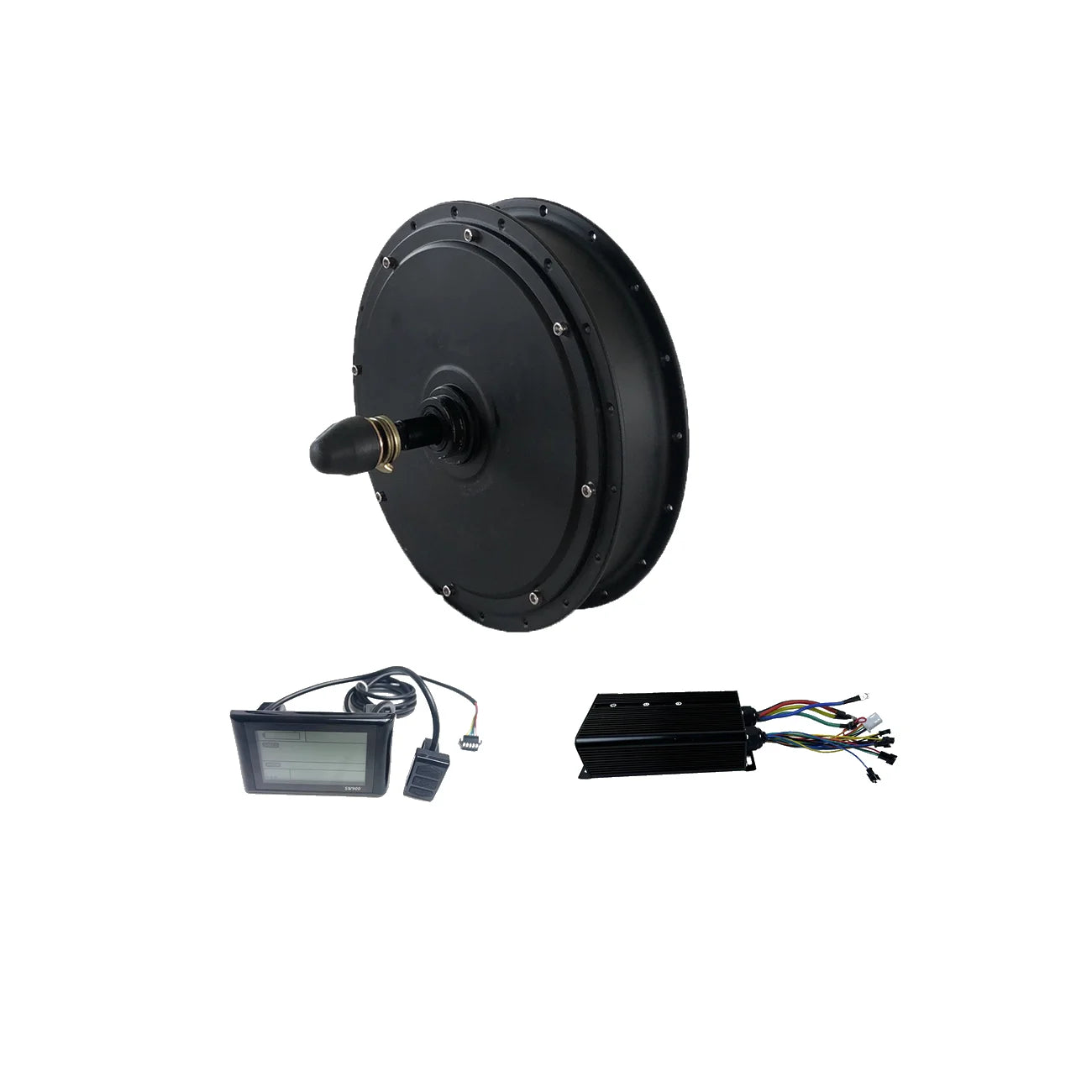 Electric Bike Controller Kit Ebike 5000w Brushless Gearless Hub Motor Controller Conversion Kit With Sw900 Display