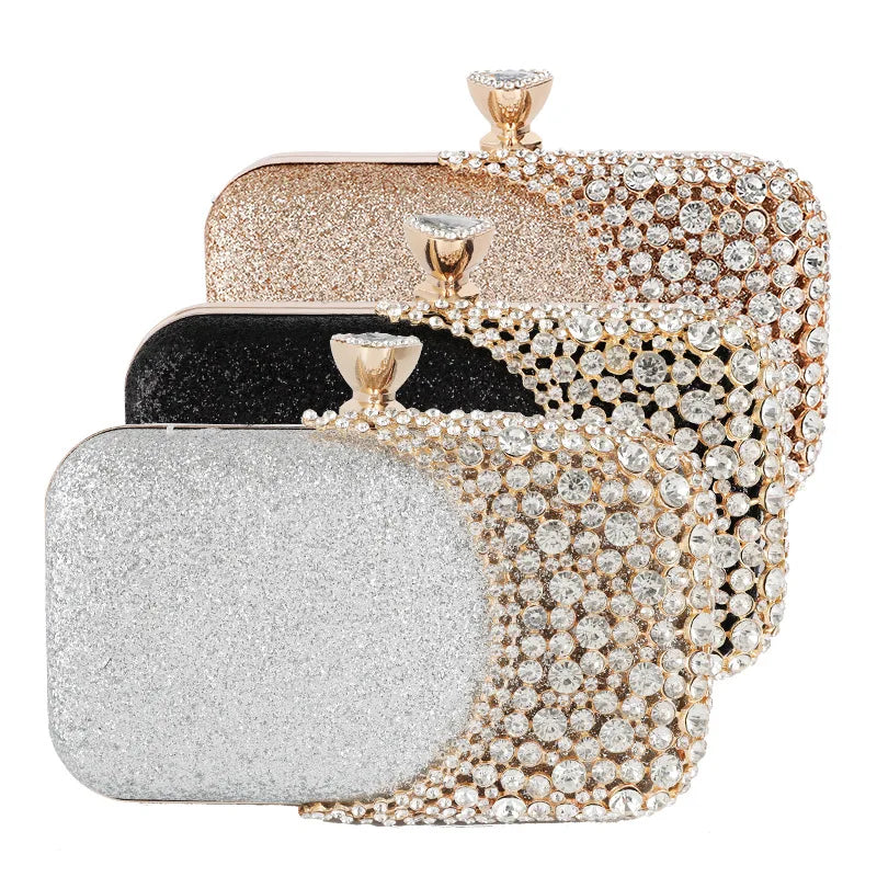 2025 Design Evening Bags Ladies Luxury Diamond Totes Party Clutches Dress Evening Bags