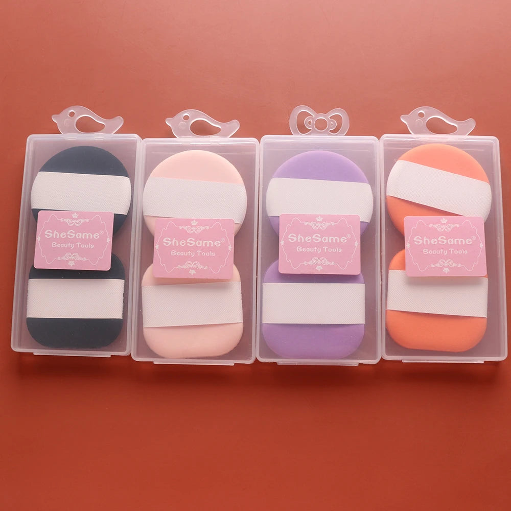 For Super Soft Cotton Velvet Facial Powder Makeup Sponge Latex Free Normal Size Puff Can Packing Factory Direct Sale