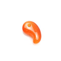 Diy Natural Stone Pendants Crystal Orange Opal Magatama Stone Beads Pendant for Necklace Jewelry Making