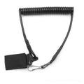 Spring Coiled Safety Lanyard Anti Robbery Antitheft Protective Elastic Spiral Wire