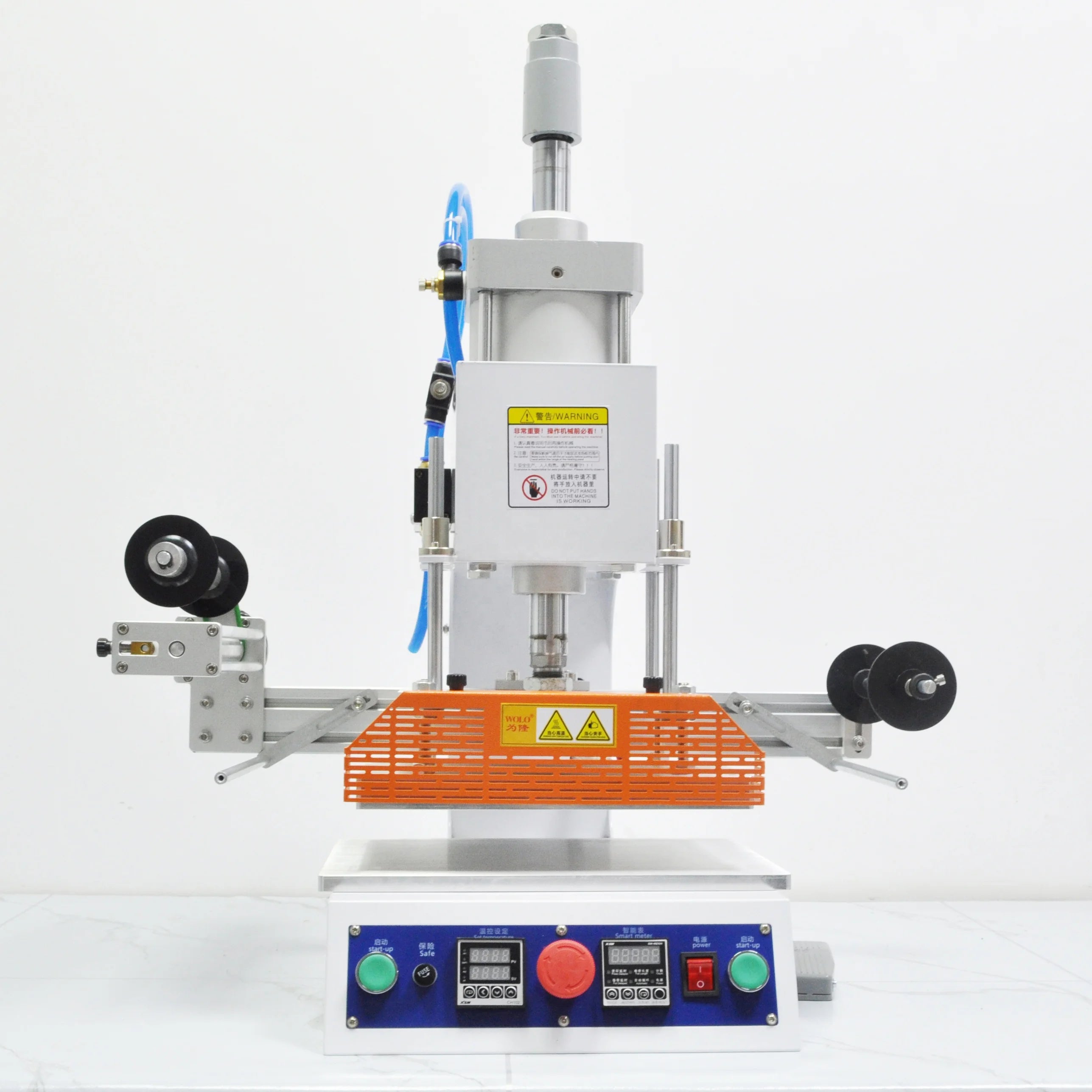 Stamping Machine Foil Printing Machine for Invitation Card Paper Bag Hot Press Machine Gold Desktop Automatic Leather Provided