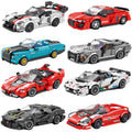Wholesale Reobrix Block Super Racing Car Model Building Blocks DIY Famous Sport Car Assembly Brick Toys