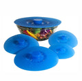 Large Reusable Food Storage Cover Silicone Bowl Pants Pots Lids Microwave Splatter Proof Food Plate Cover