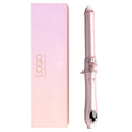 Multifunctional 2 in 1 Curling Wand & Titanium Flat Iron Hair Auto Rotating Electric Hair Curler Stick Fast Style
