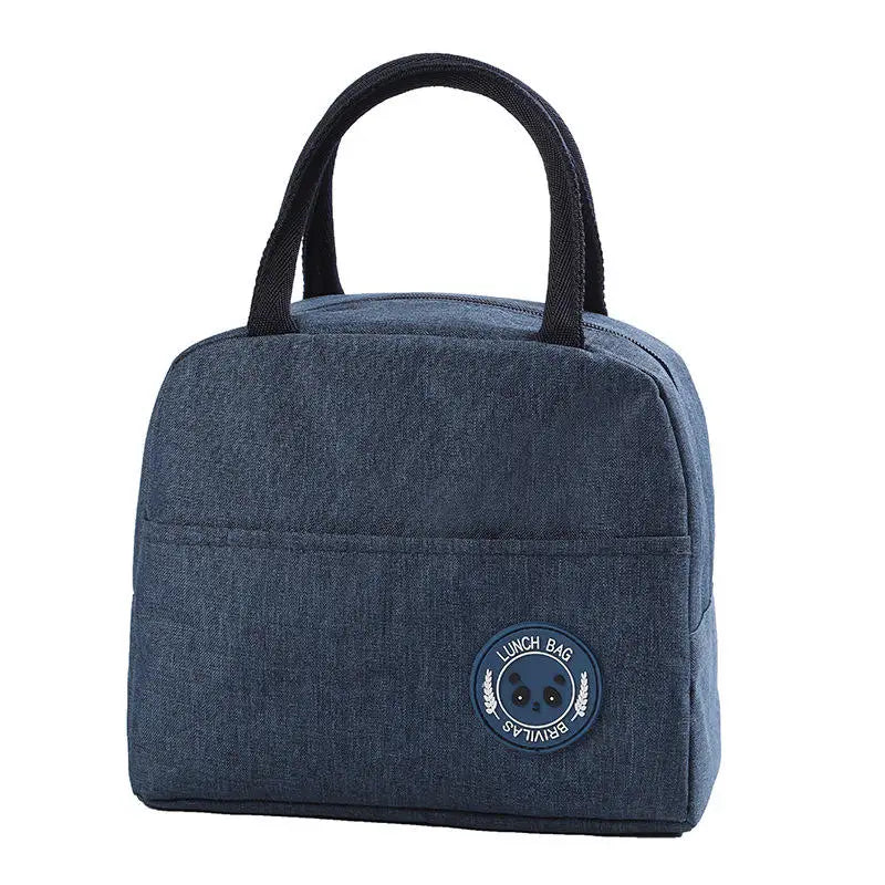 Waterproof Tote Portable Lunch Box Bag Kitchen Zipper Storage Bags for Outdoor Travel Picnic Thermal Carry Bags