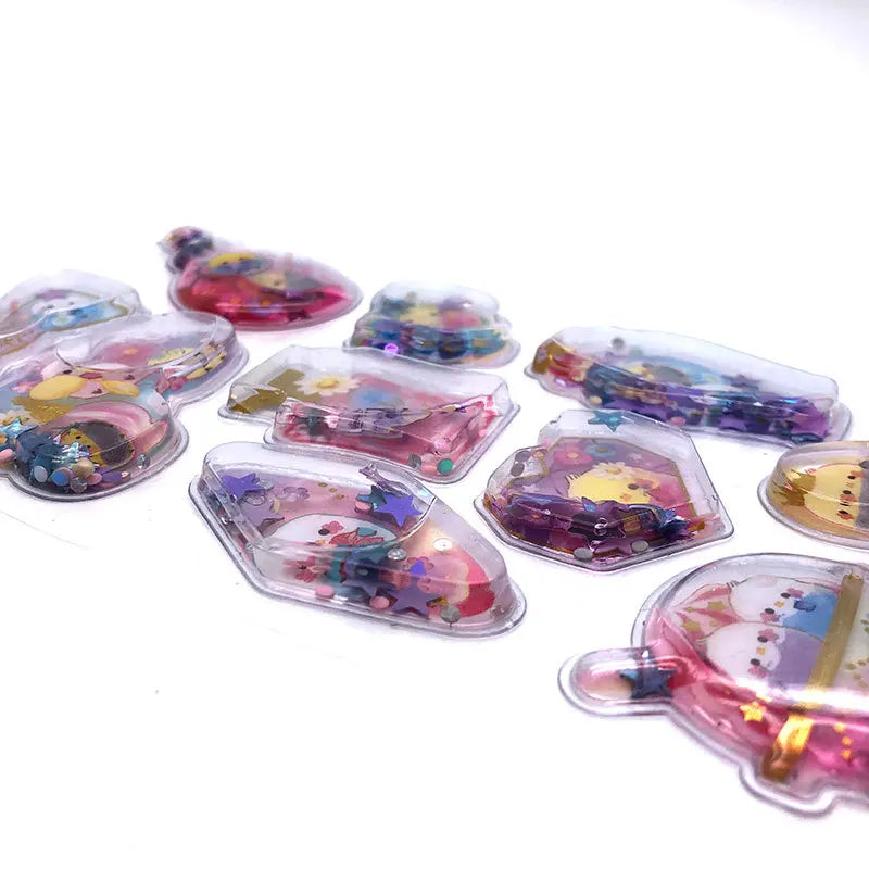 Custom Manufacturers Cartoon 3D Shaking Waterproof Oil Proof PVC Adhesive Custom Color CMYK Offset Printed Toy Stickers