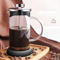 Portable High Borosilicate Transparent Glass Press Pot Hand-Brewed Coffee Maker Filter Cup for Home Use for Milk Foam Target